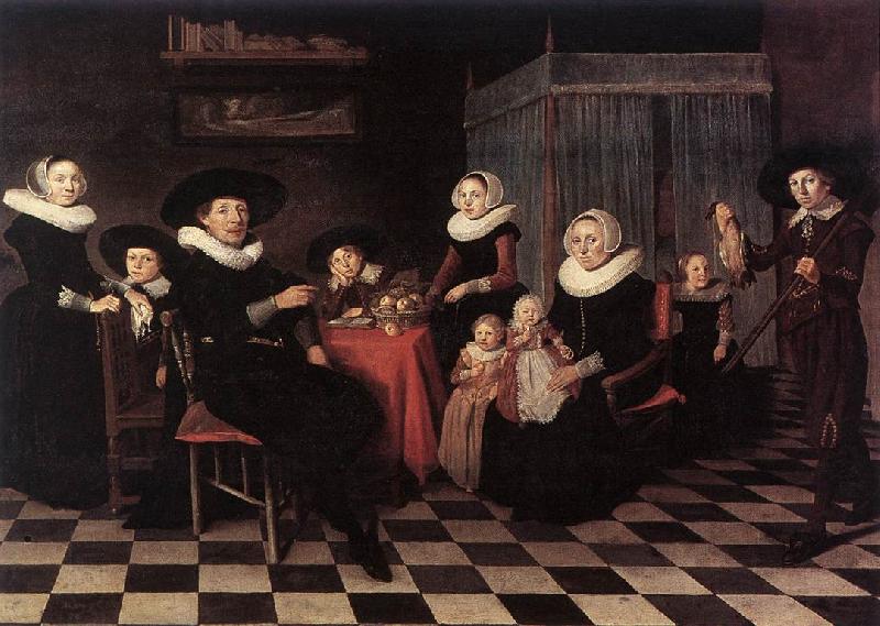 PALAMEDESZ, Antonie Family Portrait ga oil painting picture